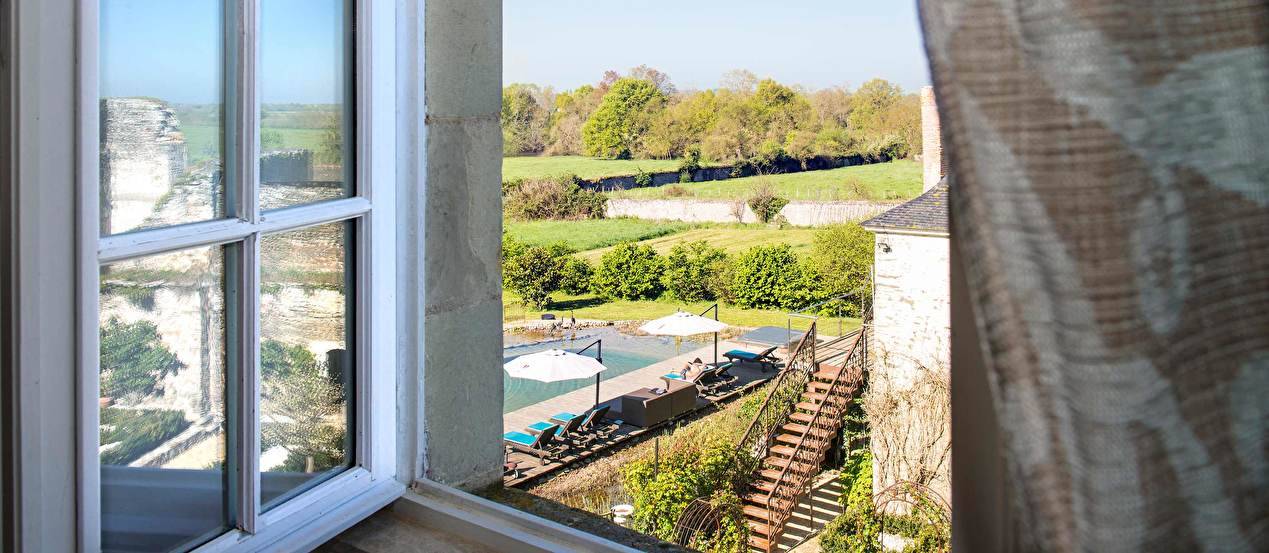 Piscine Naturelle - Château de l'Epinay - Hôtel - Saint-Georges-sur-Loire 