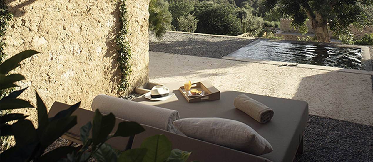 Salon extérieur - Es Racó d'Artà - Hôtel Spa de luxe - Majorque - Espagne